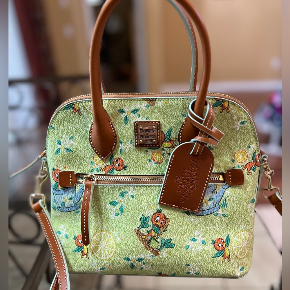 Dooney & Bourke Orange Bird Handbag
